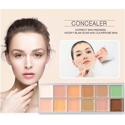 Консилер O.TWO.O Rose Gold 12 Camouflage Cream Palette 30 g