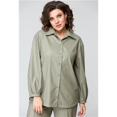 Рубашка Anastasia Mak 1088 фисташка
