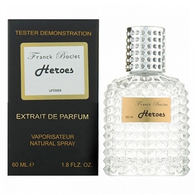 Tester Franck Boclet Heroes unisex edp 60 ml NEW