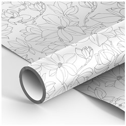 Бумага упаковочная 70*100см MESHU Magnolias 90г/м2 М100_41092/Россия