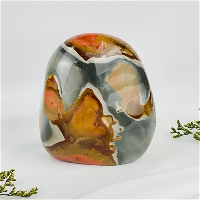 Радуга Самоцветов Полированная океаническая Яшма