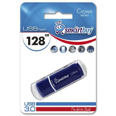 USB Flash 128GB SmartBuy Crown синий 3.0