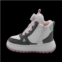 Кроссовки зимние на меху В7186-15 белые