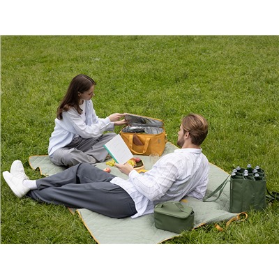 Плед для пикника и отдыха на пляже Smart Picnic, шалфей