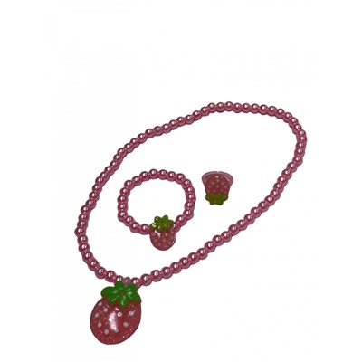 Набор бижутерии из трех предметов для девочек 6 комплектов