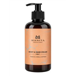 Manita Professional Парфюмированный крем для рук и тела / Tobacco, Vanilla, Saffron, 300 мл