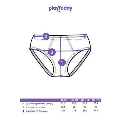 Трусы-брифы для мальчика, 2 шт. в комплекте