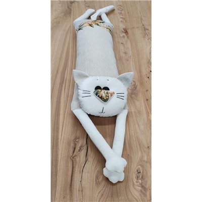 Мой котик Подушка Мимоза Белый 16х27х60 см 2517514