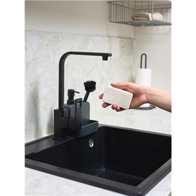 Набор губок для посуды из целлюлозы и кокосового волокна Eco Sponge, белые, 6 шт.