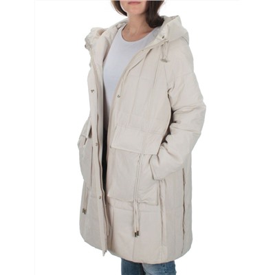 22-110 LT.BEIGE Куртка зимняя облегченная женская (150 гр. холлофайбер)