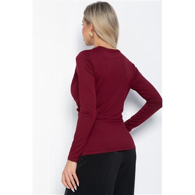Лонгслив Нежное прикосновение (бордовый) Б12514-7