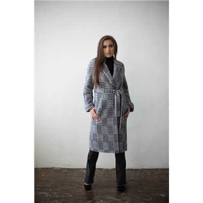Пальто женское демисезонное 22555  (grey)