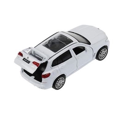 Машина металл BMW X5 M-SPORT 12 см, двери, багаж, бел 319006