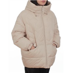 2309 BEIGE Куртка зимняя женская (200 гр. холлофайбер)