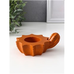 Подсвечник на 1 свечу «Кактус», 5.5×12.5×10 см, красная глина