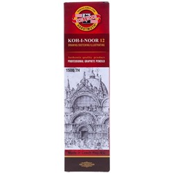 Карандаш ч/г Koh-I-Noor "1500" 7Н, заточен.