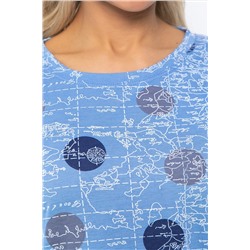 Блуза Тори (джинс) Б13518-20М