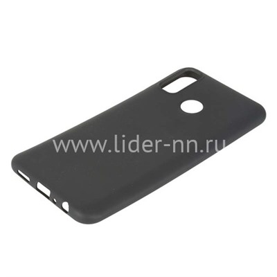 Задняя панель для Huawei Y8S Силикон матовый (черная)