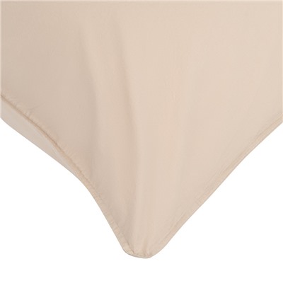 Набор из двух наволочек бежевого цвета из органического стираного хлопка из коллекции Essential, 70х70 см