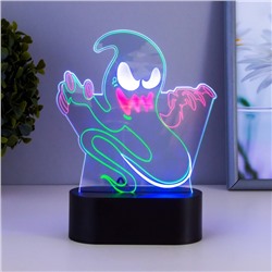 Светильник сенсорный "Привидение" LED USB (90см) от батареек 3xАА черный 14х5,5х18,5 см RISALUX  765