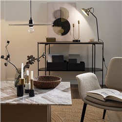 Светильник подвесной Vinger, Ø61х8 см, бежевый