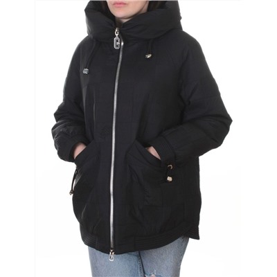 A05 BLACK Куртка стеганая зимняя женская (150 гр. холлофайбер)