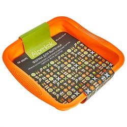 Форма для выпечки 24×24×3,5 см AK-6069S цвет оранжевый