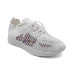 Кроссовки текстильные 2220-3 белые