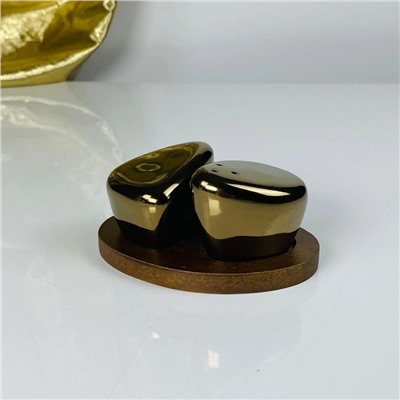 232-018 Набор солонок на подставке ВИНТАЖ в под.уп.(х48)Фарфор