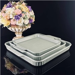 205-732 Квадратное блюдо для запекания 35см в под.уп.(х12)Фарфор