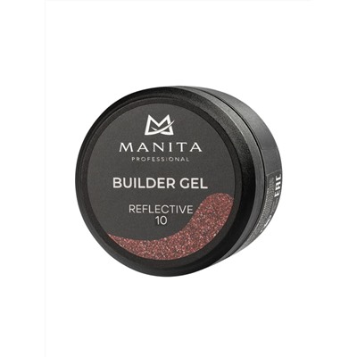Manita Professional Гель моделирующий для ногтей светоотражающий / Builder Gel Reflective №10, 15 мл