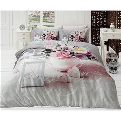 2 сп. Евро Постельное белье Сатин First Choice 3D Saten Cotton Collection