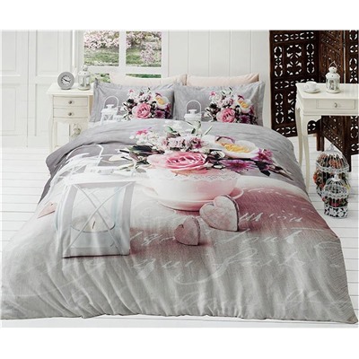 2 сп. Евро Постельное белье Сатин First Choice 3D Saten Cotton Collection
