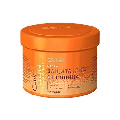 ЭСТЕЛЬ CUREX Маска СОЛНЦЕ Восстановление и защита с UV фил300 мл
