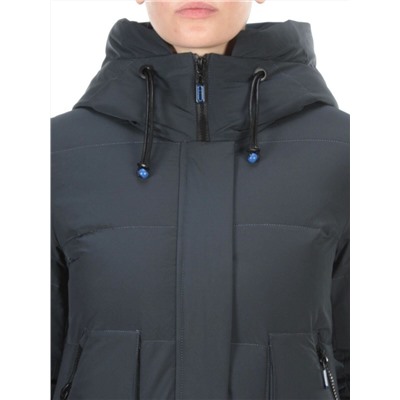 20-901 AQUAMARINE Пальто зимнее женское HAPPYSNOW (150 гр. холлофайбера)
