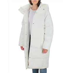 22369 WHITE Пальто зимнее женское (200 гр. холлофайбера)