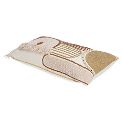 Чехол на подушку декоративный Beige geometry из коллекции Ethnic, 35х60 см
