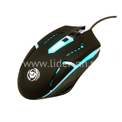 Мышь проводная DIALOG игровая Gan-Kata MGK-03U 4 кнопки (черная)