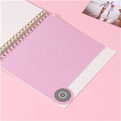 Фотоальбом на спирали 20 листов «Бабушка», объёмный элемент и 4 вкладки, 24×24 см