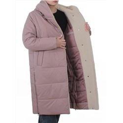 T-9115 LILAC Пальто зимнее женское (верблюжья шерсть)