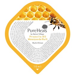 Pureheals Propolis 80 Sleeping Pack Capsule Maske Propolis, 10 мл