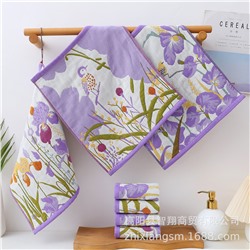 Cotton gauze towel, children's scarf for kindergarten, wholesale