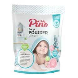 Baby Pino Мыльный порошок для стирки детского белья гипоаллергенный 0+ / Laundry Detergent Blue, автомат, 800 г