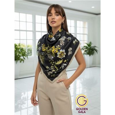 Платок шелковый большой "Парижанка" Арт 2428/33