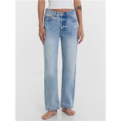 БРЮКИ ЖЕНСКИЕ ДЖИНСОВЫЕ 2024-DTW2301-1