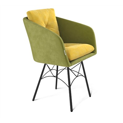 Стул SHT-ST43-2/S107
                        фисташковый десерт / черный муар