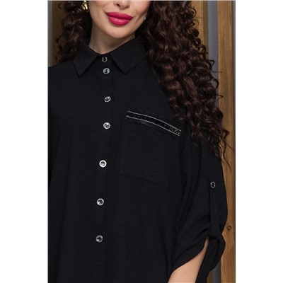 Рубашка Лиссабон (черная) Б13261-7М