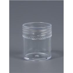 Набор баночек для мелочей, d=2.5×3 см, 6 мл, 3 шт., прозрачный