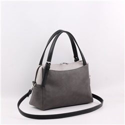 Сумка 364 мульти итальянский серо-черный