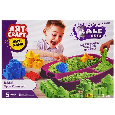 Набор кинетический песок "Строим крепость" 600г